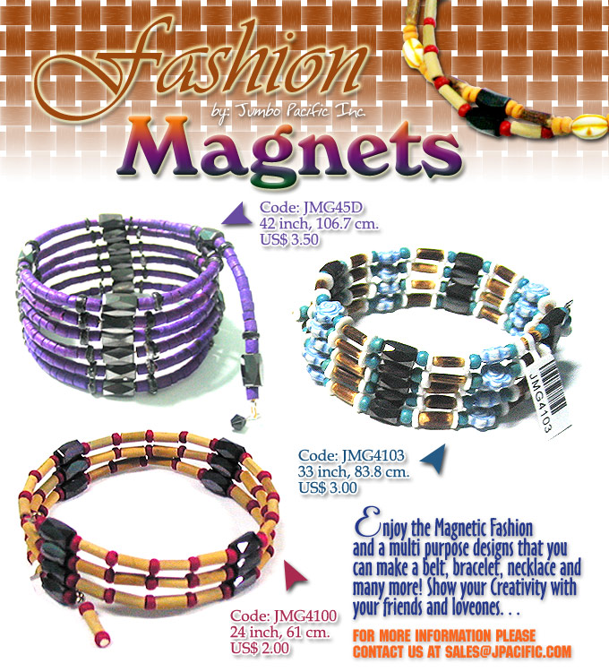 Philippine shell magnetic jewelry belts bracelets necklace collection