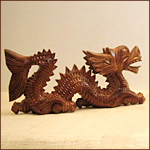 Dragon Wood craft carving animal