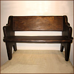 Bench small black philippine furniture